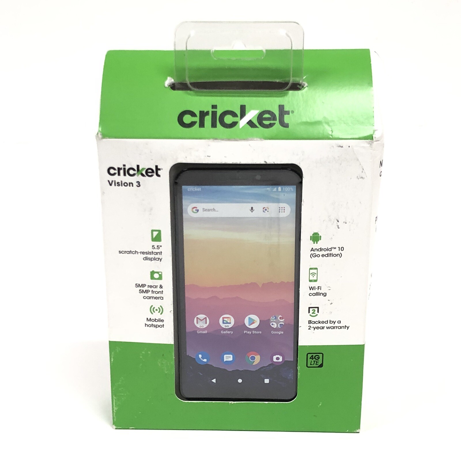 Vision 3 5.5” 16GB Cricket Wireless Phone NEW SEALED ACTIVATED READY TO SET UP