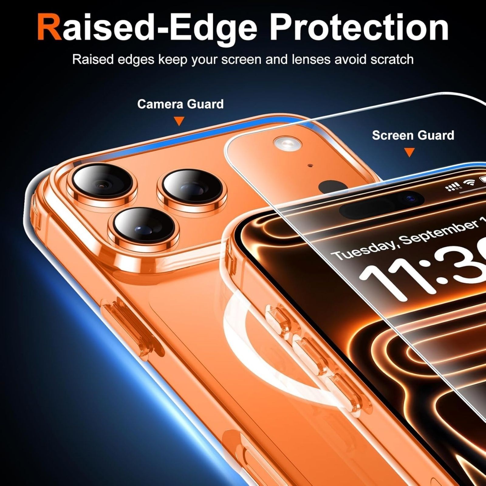 Magnetic for Iphone 17 Pro Max Case [Compatible with Magsafe] Translucent Matte