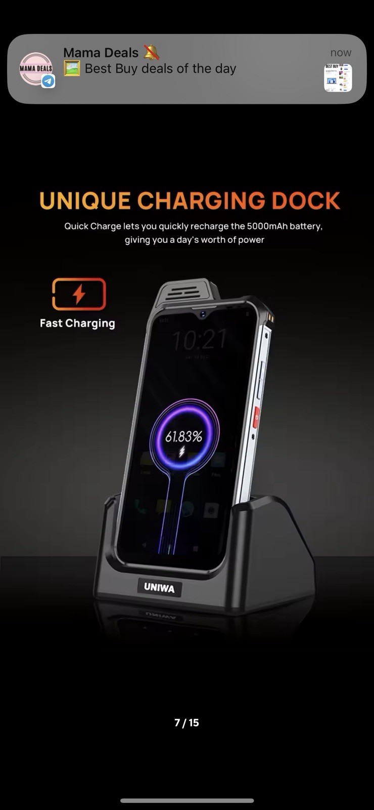 UNIWA W888 4G Smartphone Walkie Talkie 6.3 Inch FHD/HD 4GB+64GB Mobile Phones