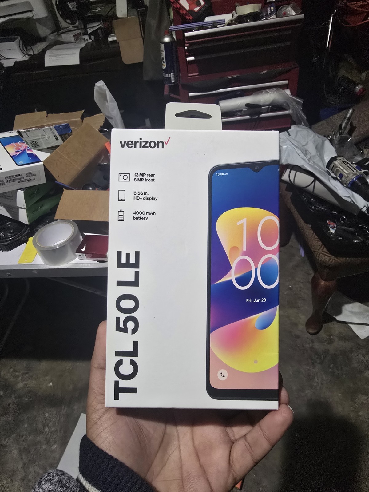 Verizon Prepaid TCL 50 LE 6.56″ HD+ Display 13MP Camera 4000 mAh Battery – NEW