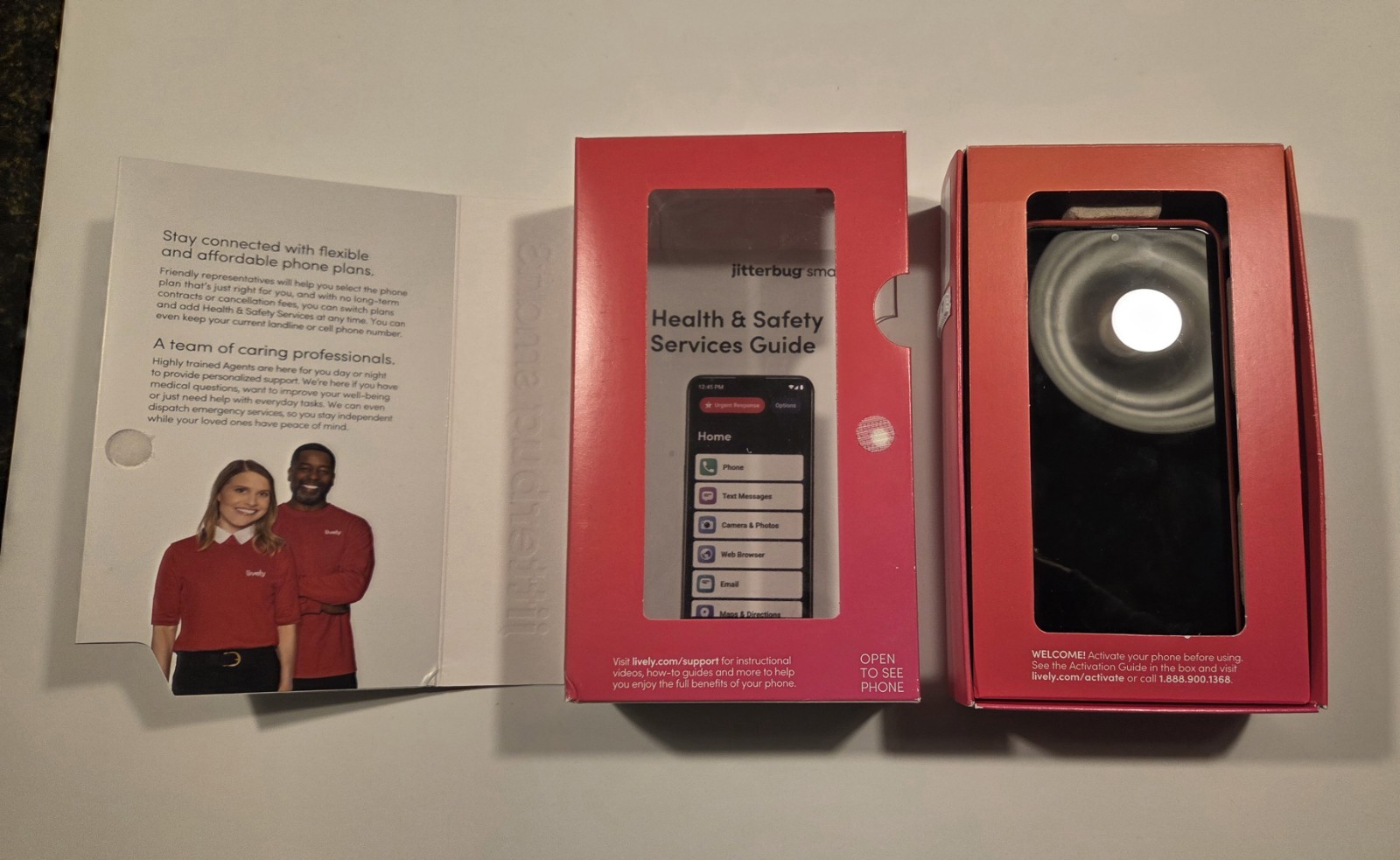 Lively Jitterbug Smart3 Smartphone Cell Phone for Seniors