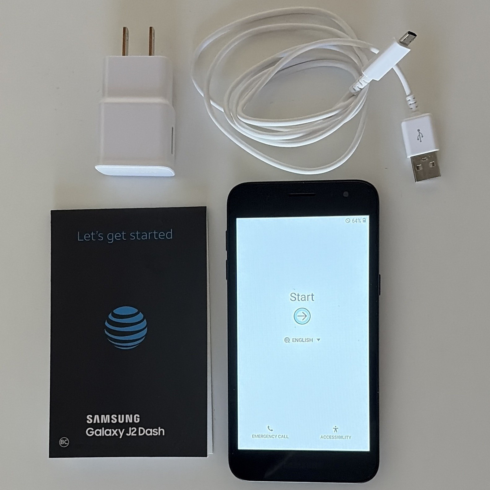 Samsung Galaxy J2 Dash 16GB Black AT&T 5in 8MP 1.5GB RAM