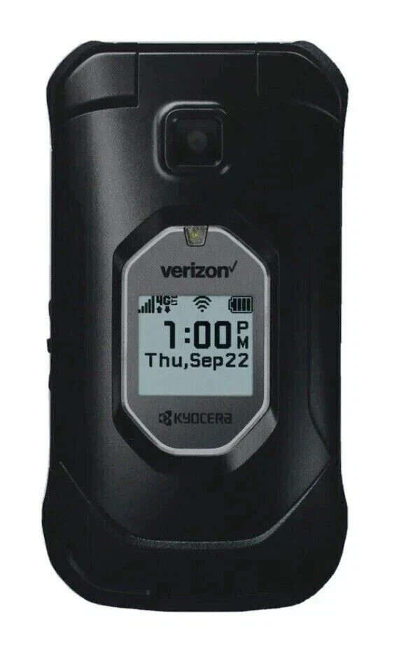 Kyocera DuraXV Extreme+ PLUS E4811 Verizon Unlocked 4G LTE Flip Phone GOOD