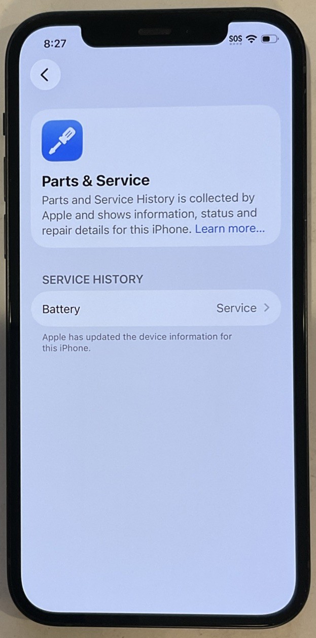 USED BLACK GSM UNLOCKED iPhone 12, 64GB A2172 MGF43LL/A WITH 79% BATTERY HEALTH