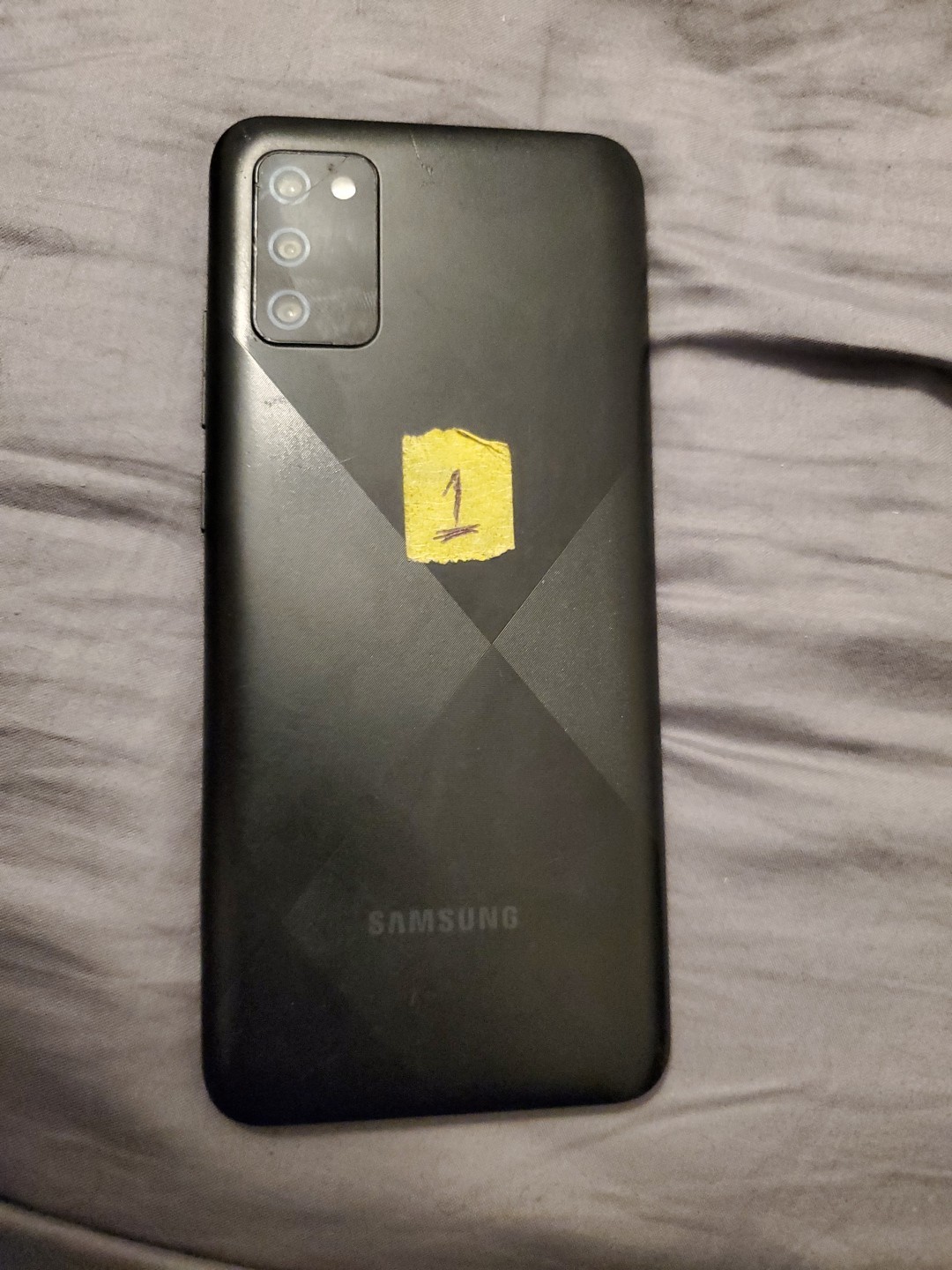 Samsung Galaxy A03s Powers On Screen LCD Damage Cracked For Parts Repair