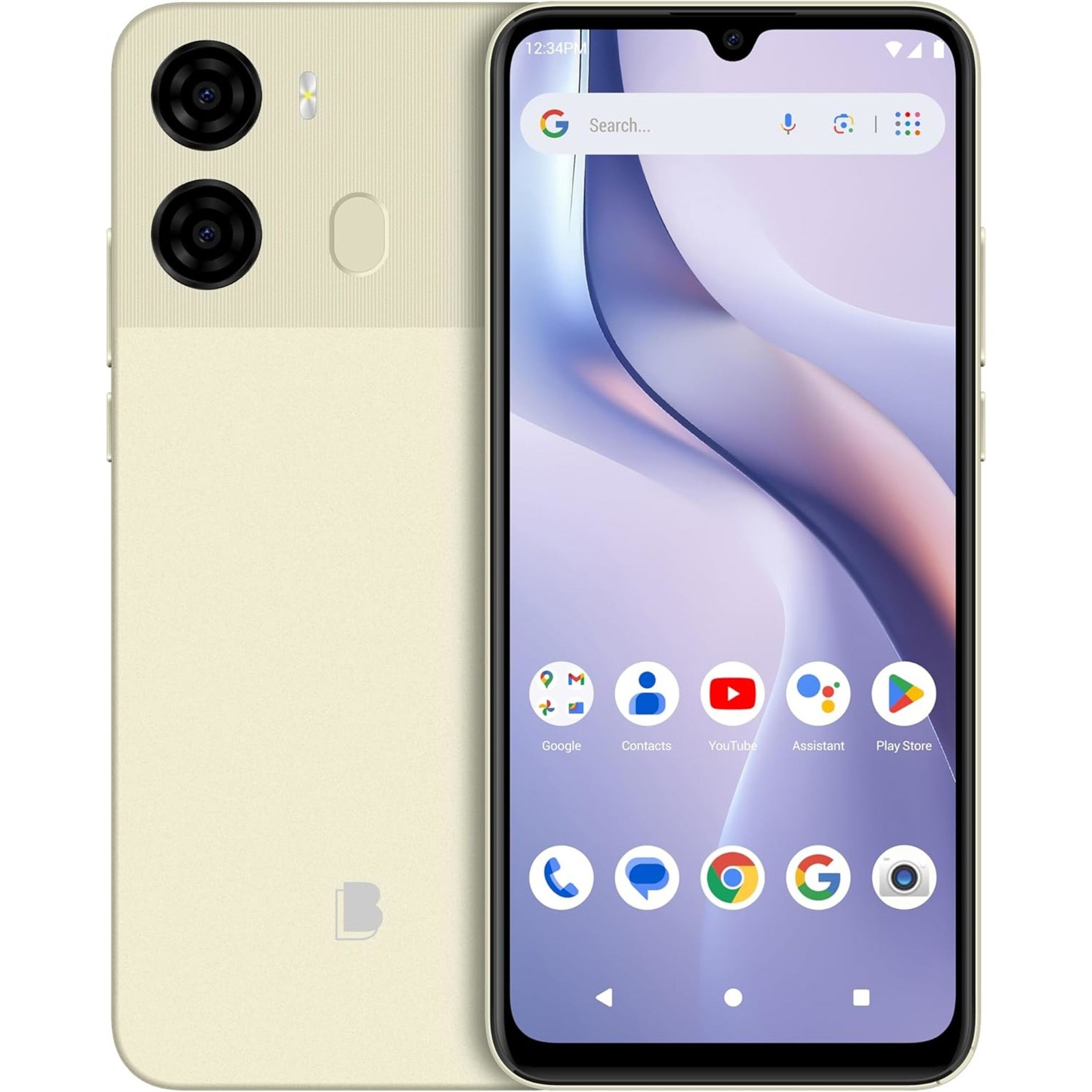 BLU K2 K0210WW 64GB GSM Unlocked Android Smartphone – Cream