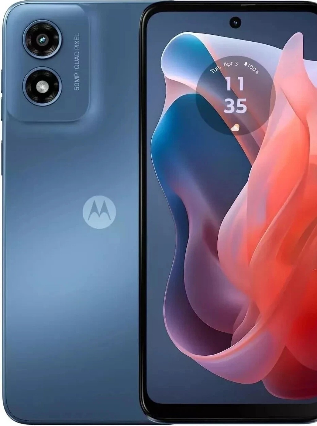 Motorola Moto G Play 2024 XT2413V 64GB Sapphire Blue Factory Unlocked Grade A