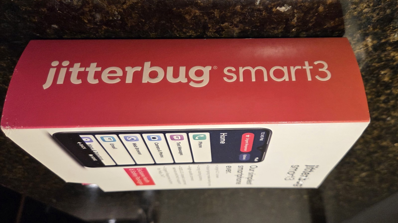Lively Jitterbug Smart3 Smartphone Cell Phone for Seniors