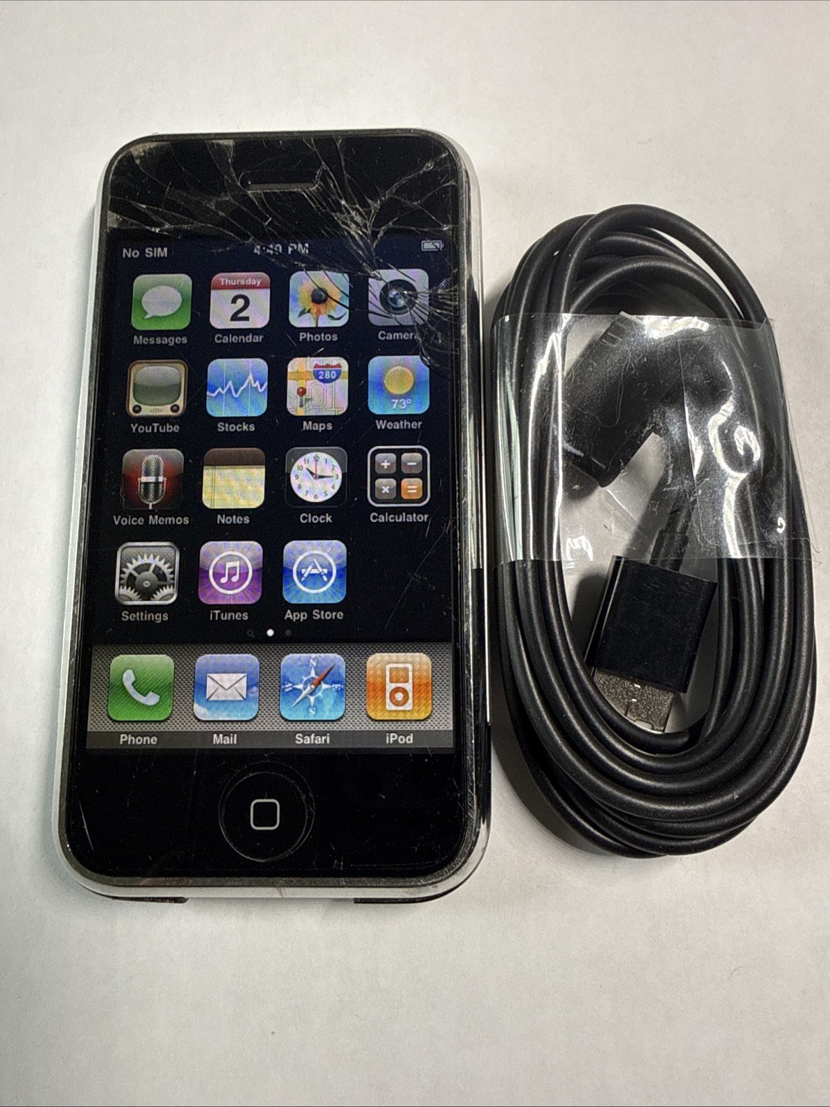 Apple iPhone 1st Generation – 8GB – Black – A1203 (GSM)