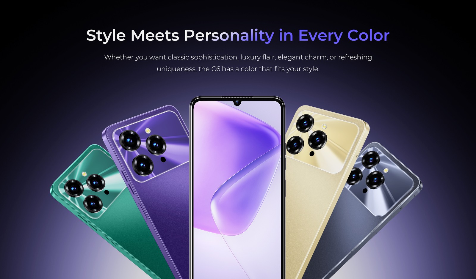 OUKITEL C6 Smartphone 12GB+512GB 5150mAh Dual SIM 6.8″ Android 15 GPS