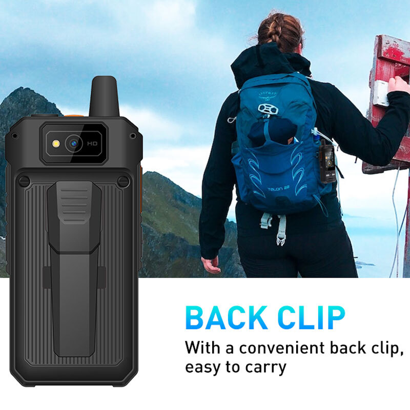 Unlock 4G LTE Android 10 Rugged Smartphone Waterproof Outdoors Mobile UNIWA F80S