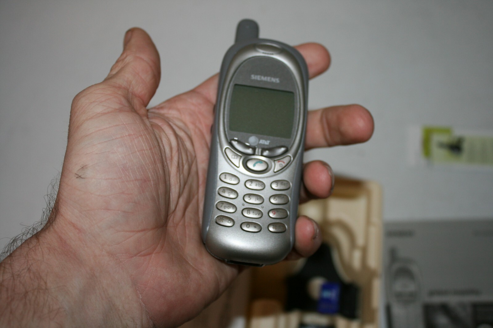 Vintage 2001 Cell Mobile Phone Siemens S46 GSM GPRS TDMA