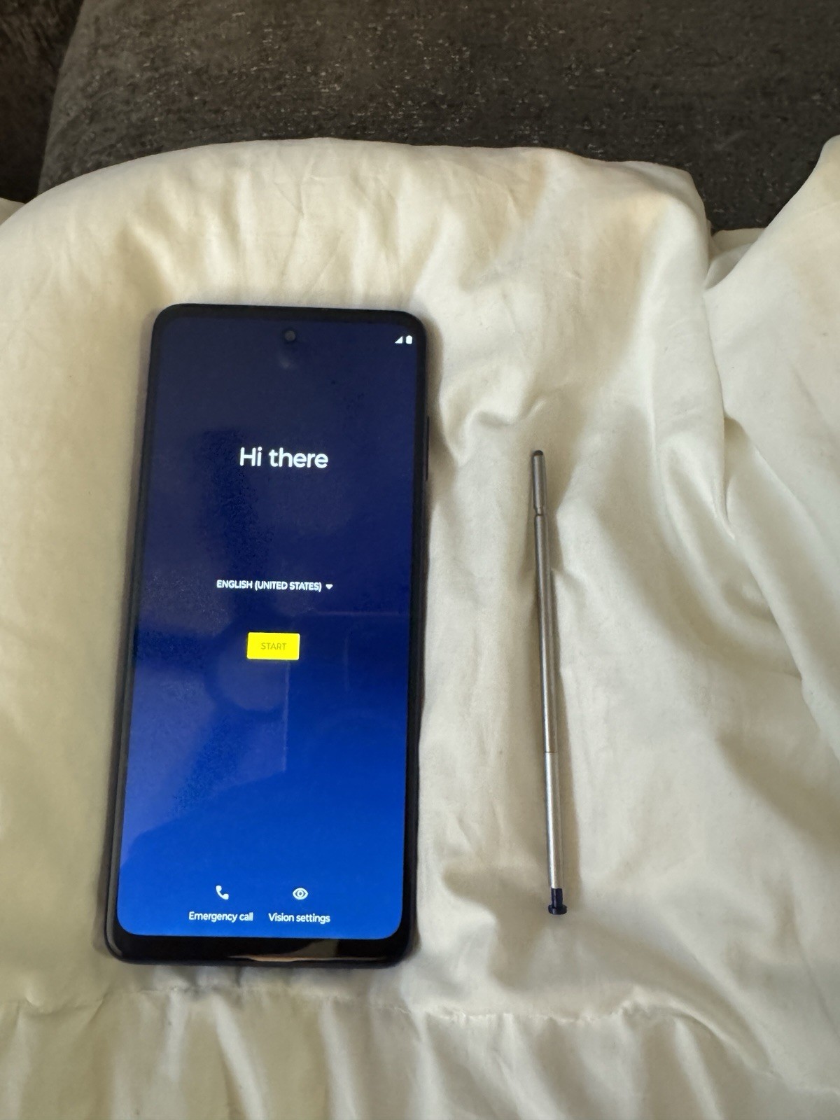 Motorola Moto G Stylus 128GB Blue Verizon Android 12 6.7in 50MP