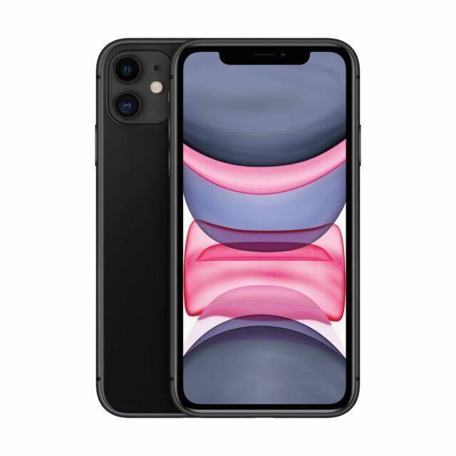 Apple iPhone 11 – 64GB – Black (Cricket Wireless) A2111 (CDMA + GSM)