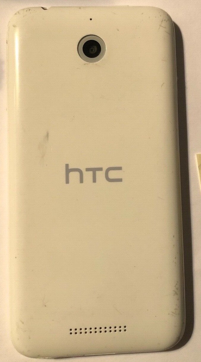 [BROKEN] HTC Desire 510 4GB White (Boost) Fast Ship Good Used Cracked Glass