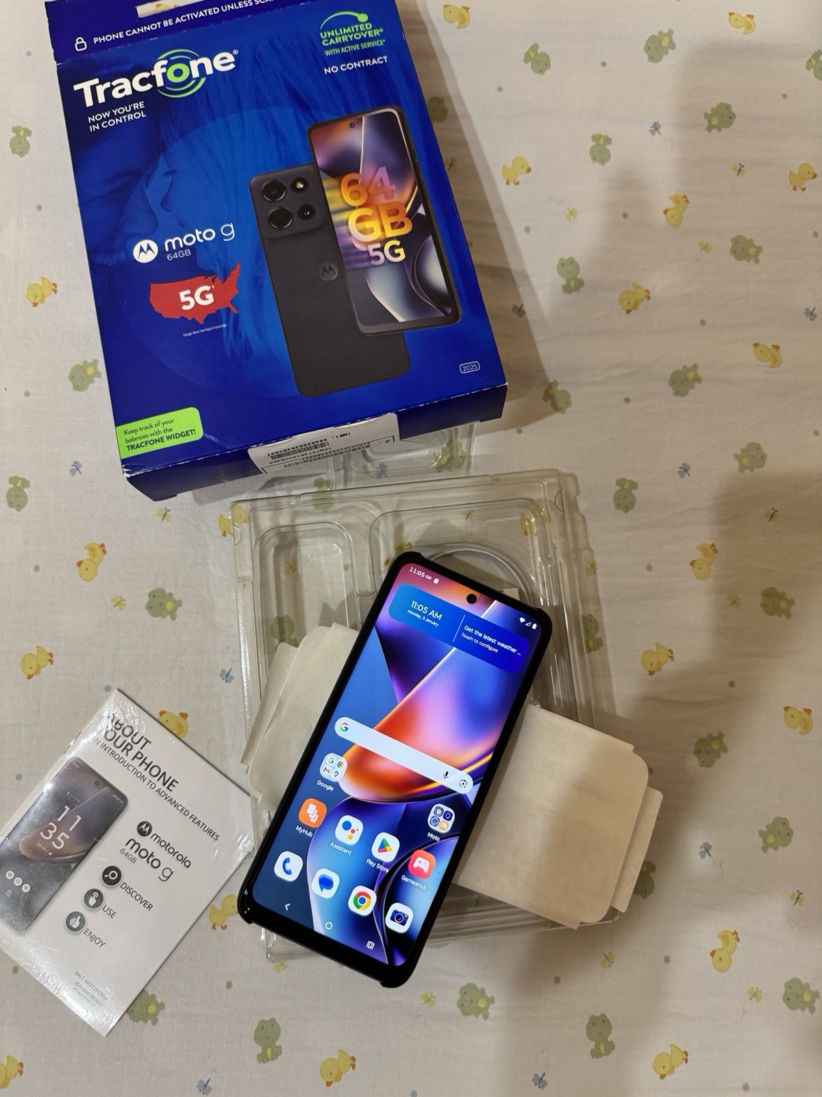 MINT: Motorola Moto G 5G 2025 64GB Blue XT2513V (Unlocked)