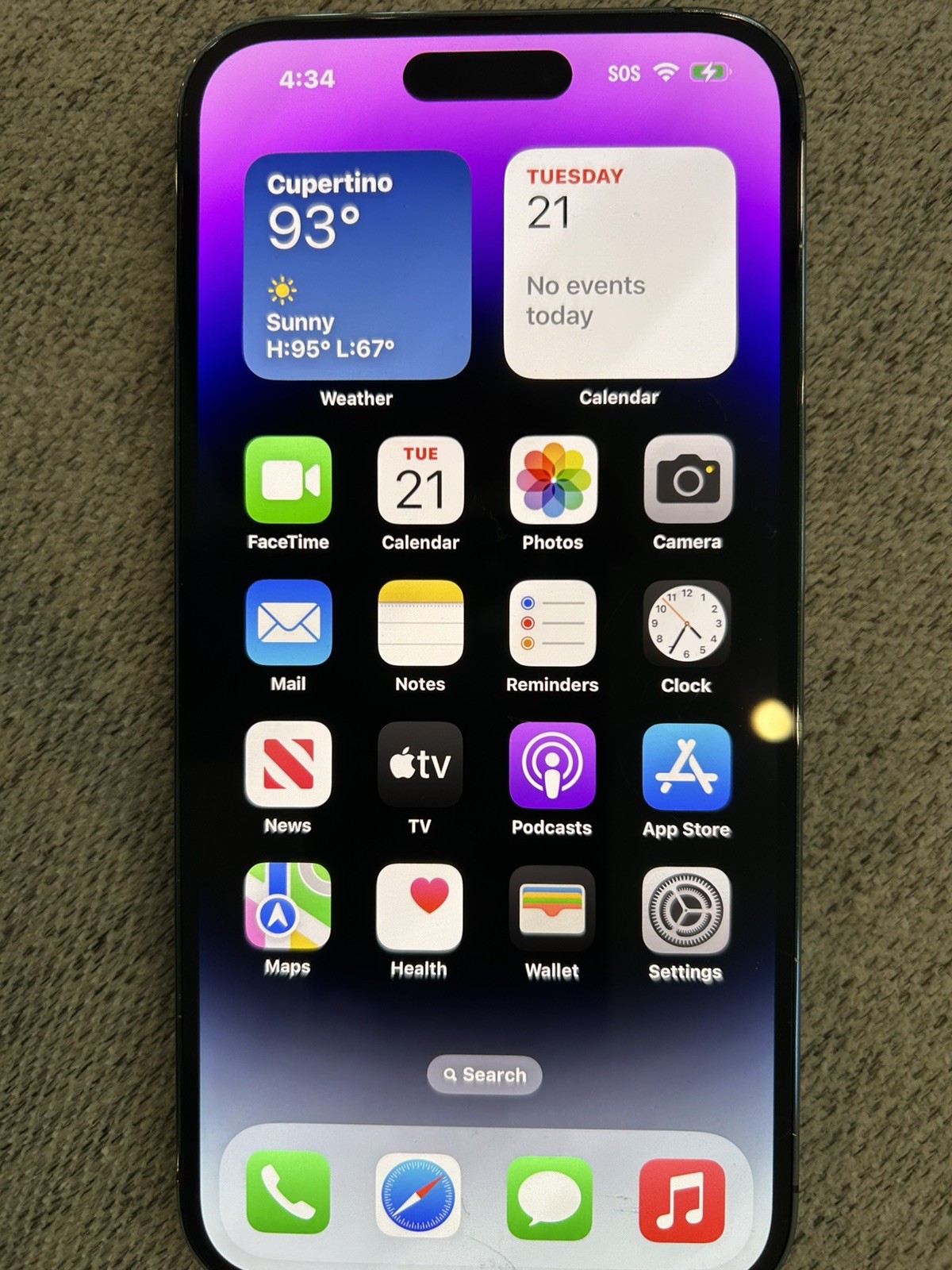 Apple iPhone 14 Pro Max – 128 GB – Deep Purple (T-Mobile)