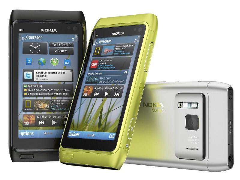 Nokia N8 N8-00 Touch Screen 12MP 3G WIFI Bluetooth Mobile phone 16GB ROM 3.5″