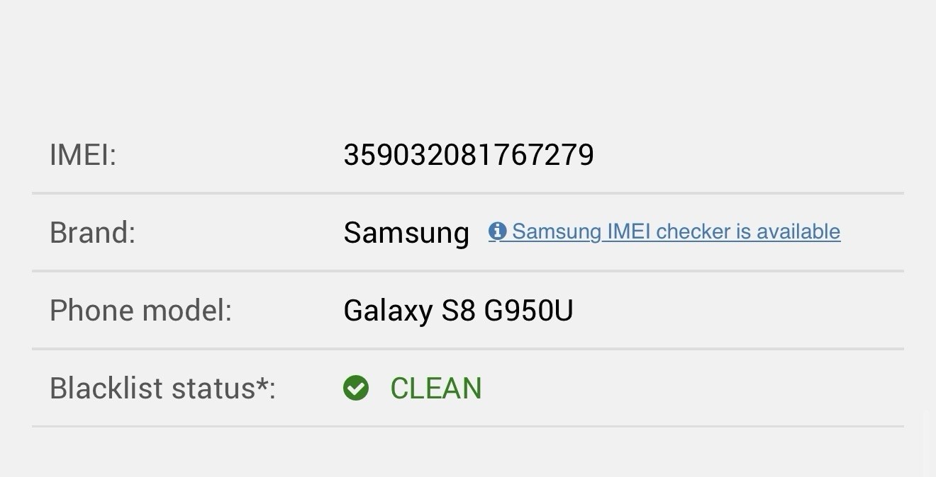 Samsung Galaxy S8 (For Parts Only)