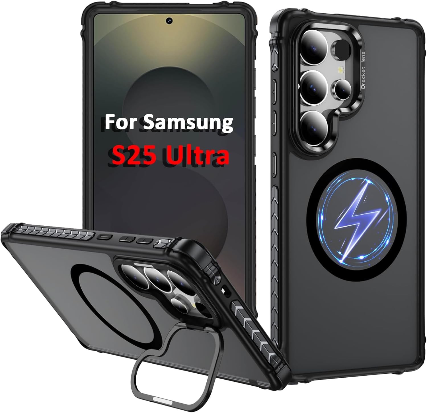 S25 Ultra Case, Magnetic for Samsung Galaxy S25 Ultra, Heavy Duty, Shockproof, S