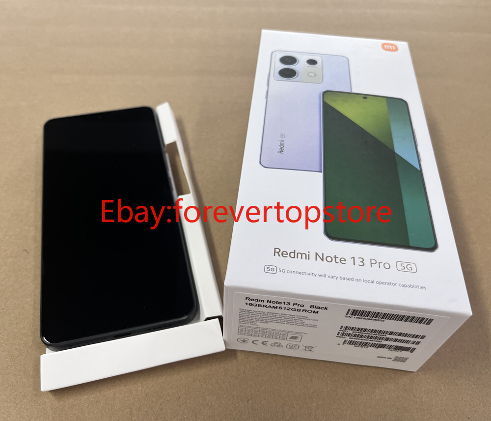Unlocked Xiaomi Redmi Note 13 Pro 5G 6.67″ 200MP 128/256/512GB Android 5100mAh
