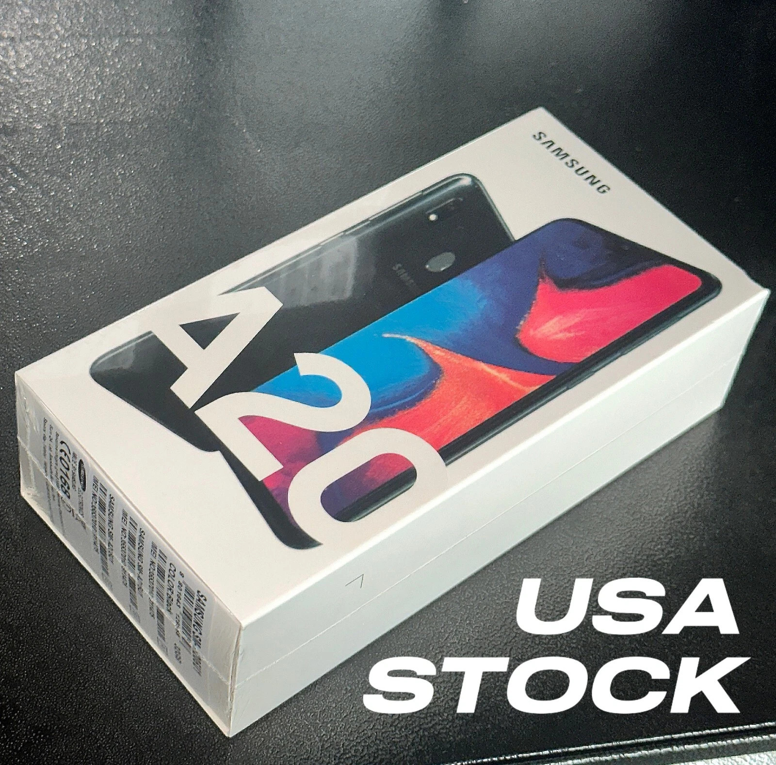 New Sealed Samsung Galaxy A20 SM-A205U 32GB+ 3GB Black Factory Unlocked-US STORE