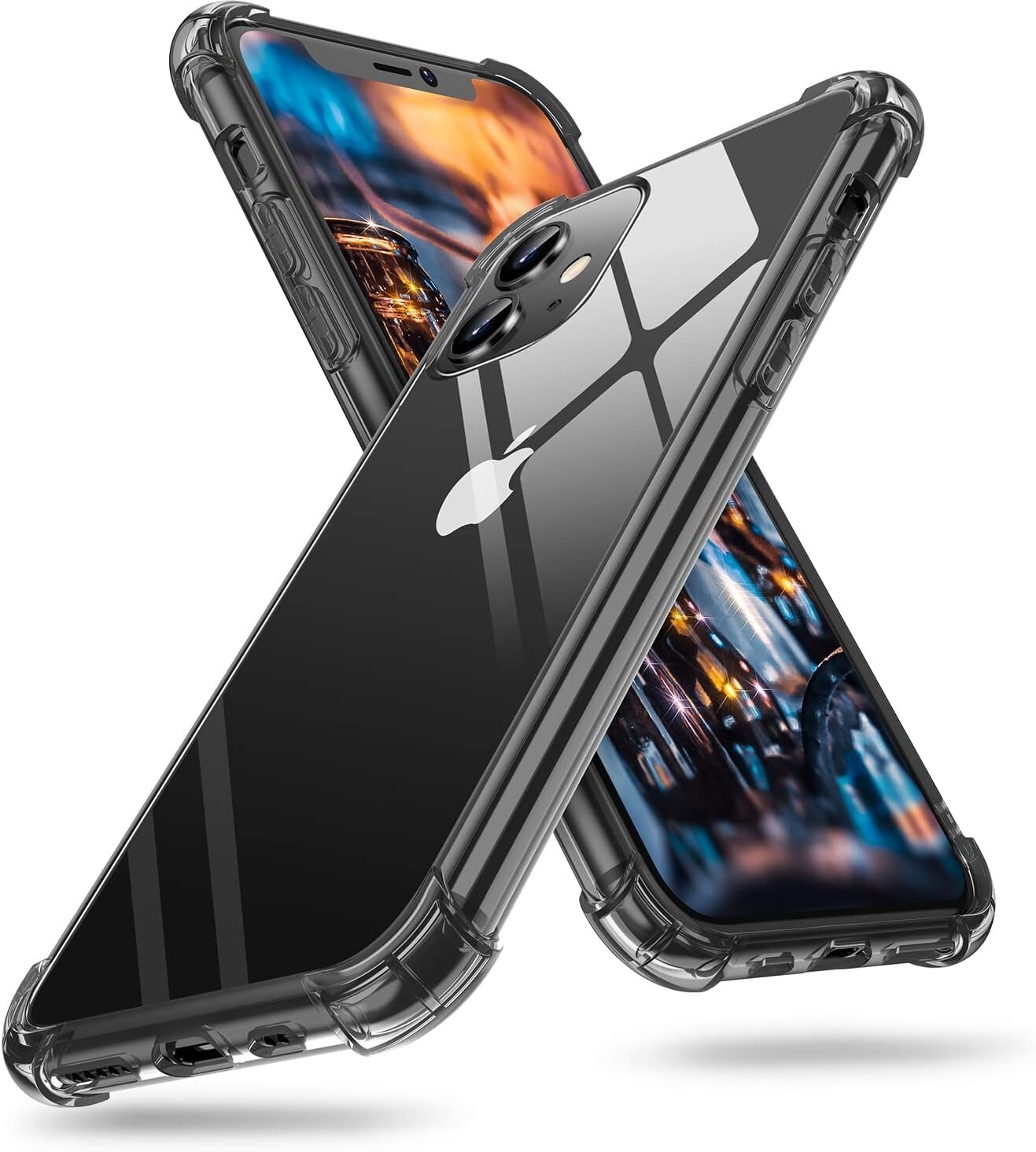 iPhone 11 Case Polycarbonate Soft Bumper Shockproof Protective Cover Black Case