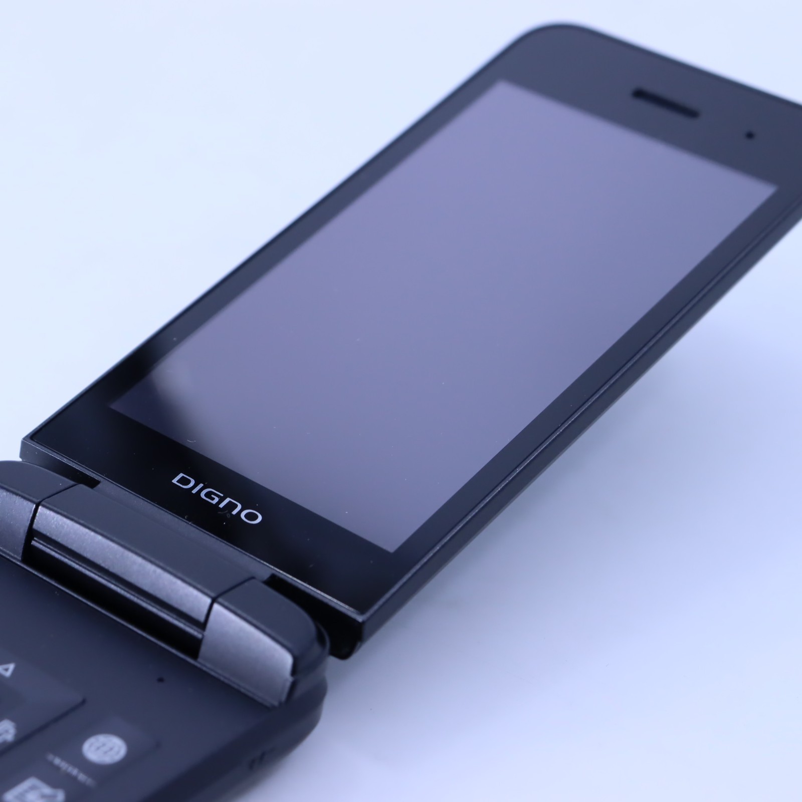 kyocera A204KC Keitai 4 black Android Flip Phone Japan seller