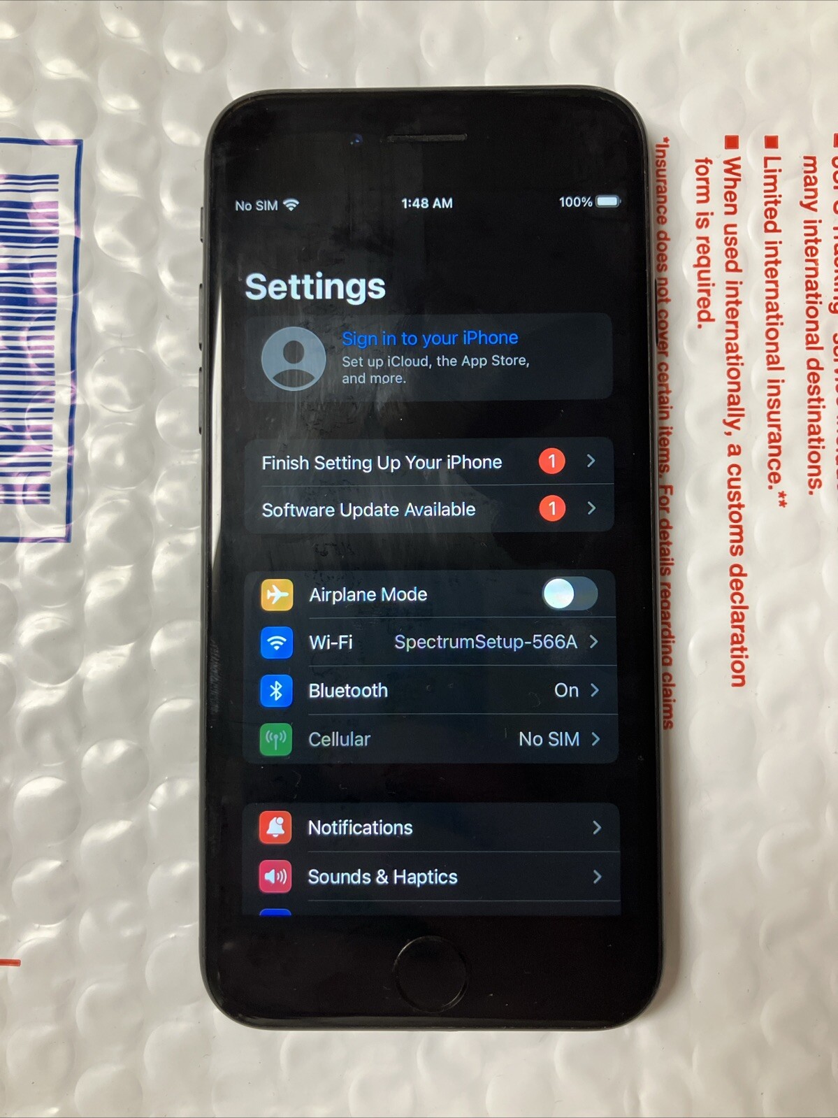 Apple iPhone 7 32GB Black Unlocked MNAD2LL/A A1660 GSM IOS 15.8