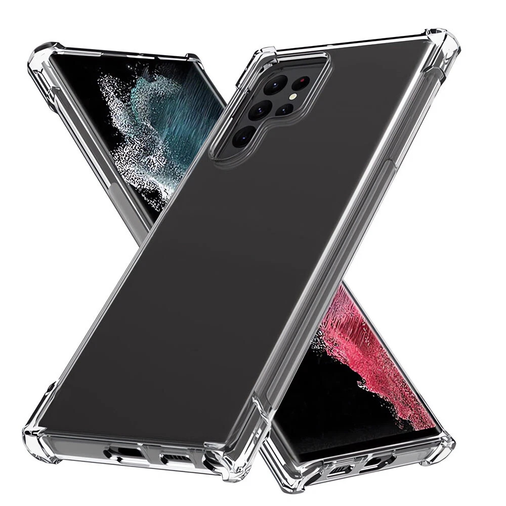 Clear Shockproof Phone Case Cover For Samsung Galaxy Note20 S24 S23 S22+ S21 5G