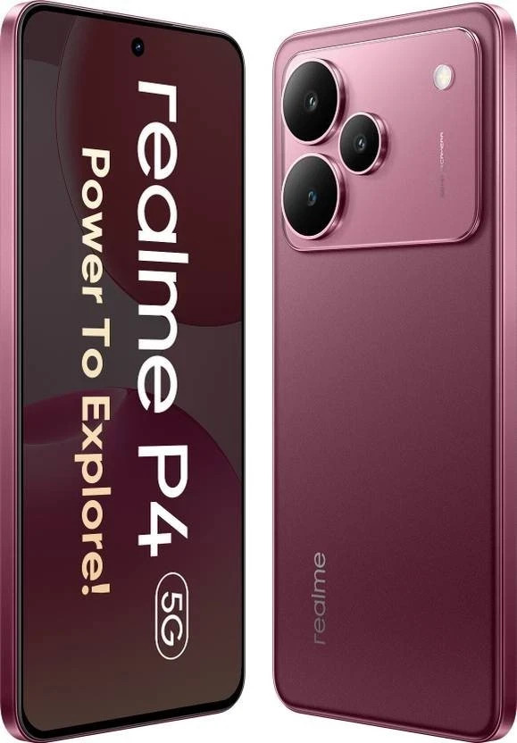 realme P4 5G (Forge Red, 128 GB) (6 GB RAM) Mediatek Dimensity 7400 Processor