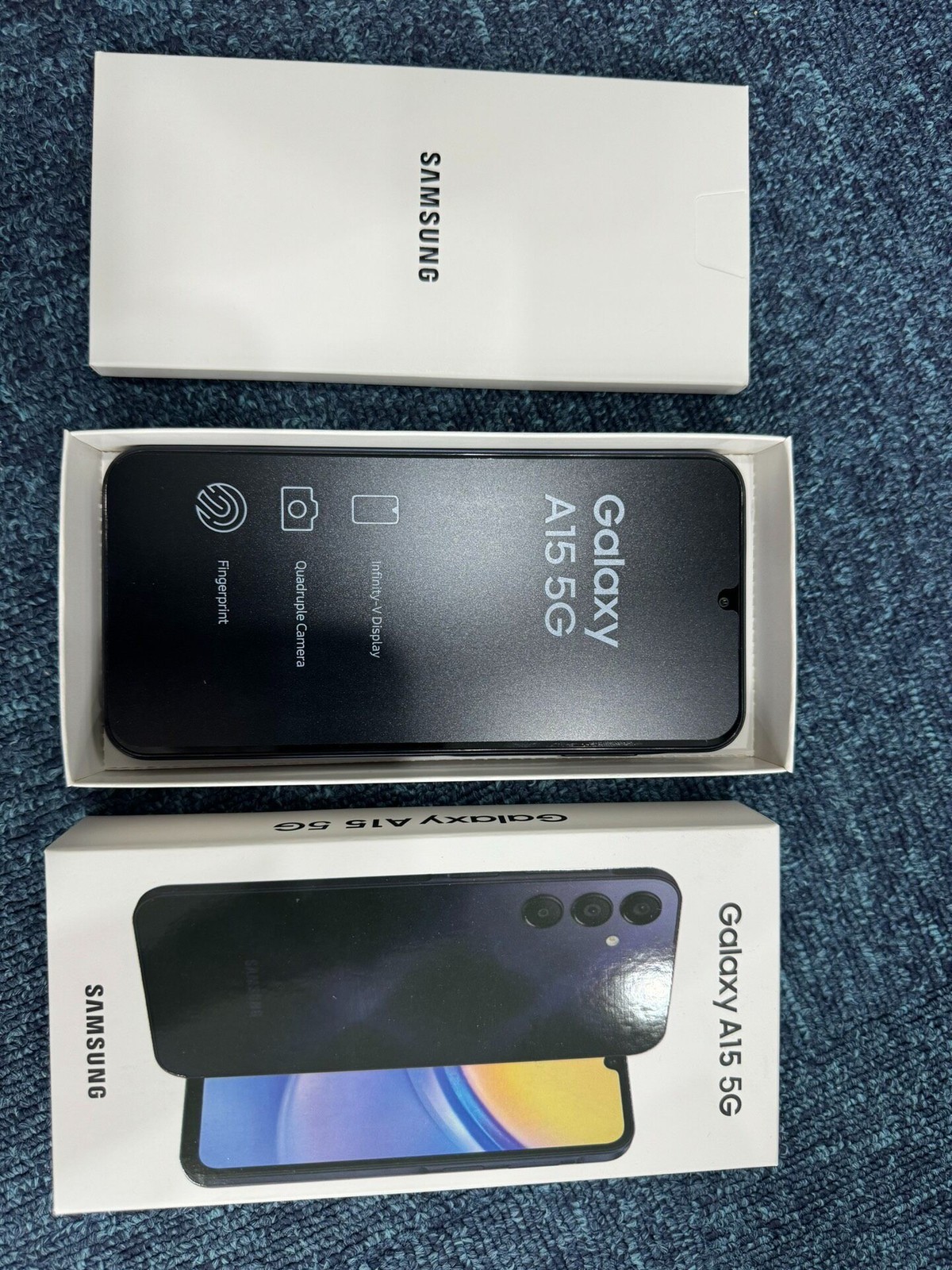 Samsung Galaxy A15 5G SM-A156U 128GB Factory Unlocked Black Brand New Sealed