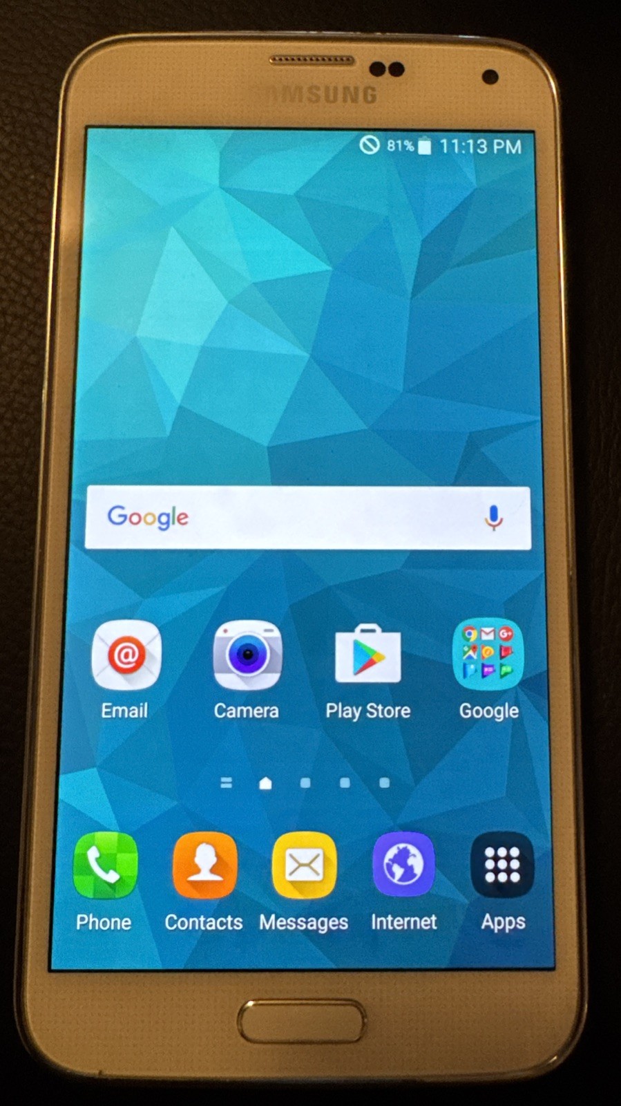 Samsung Galaxy S5 SM-G900V (Verizon) White 16GB Fast Ship Very Good Used!!