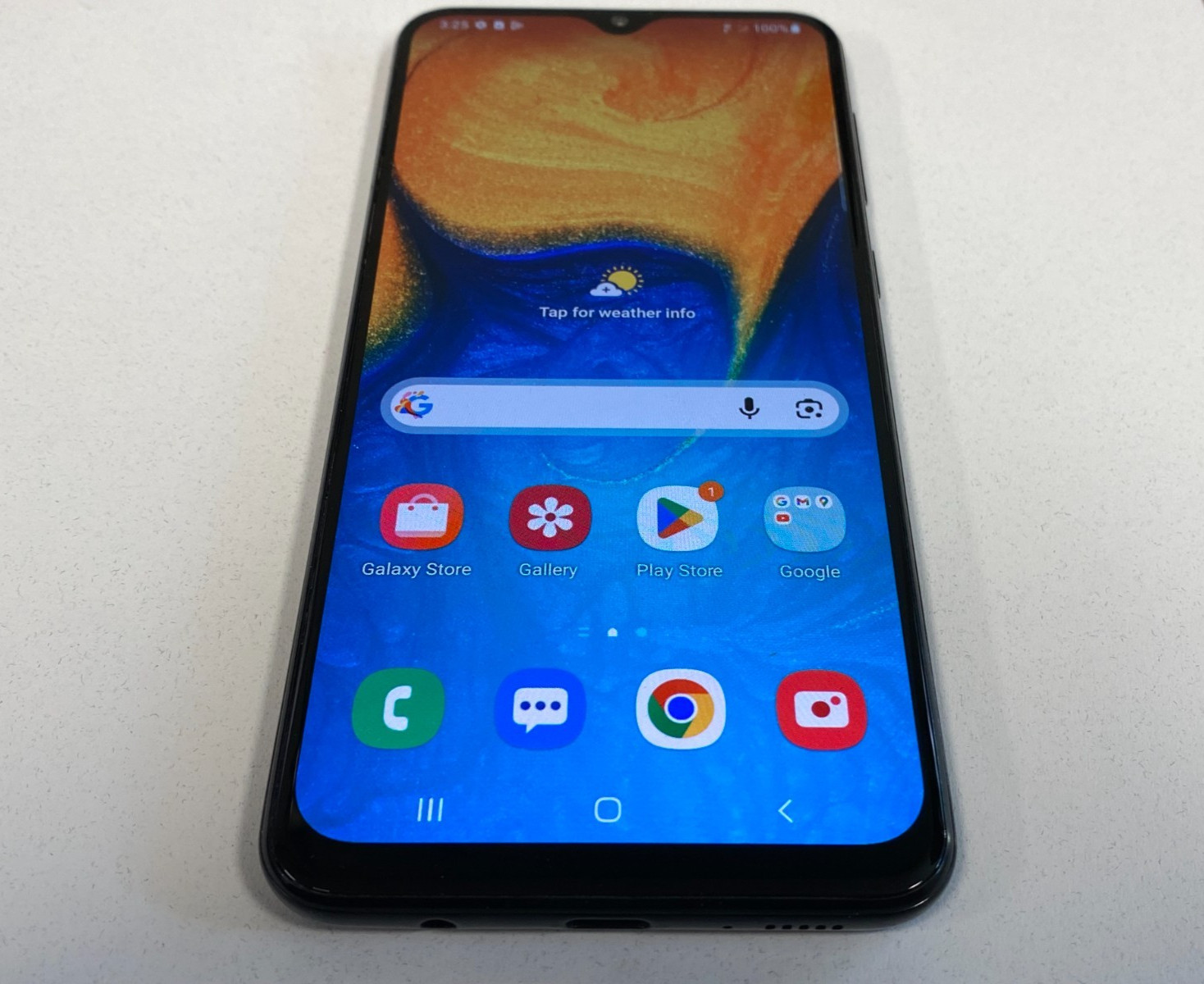 Samsung Galaxy A20 32GB SM-A205U Verizon Black – Back Panel Damage PARTS