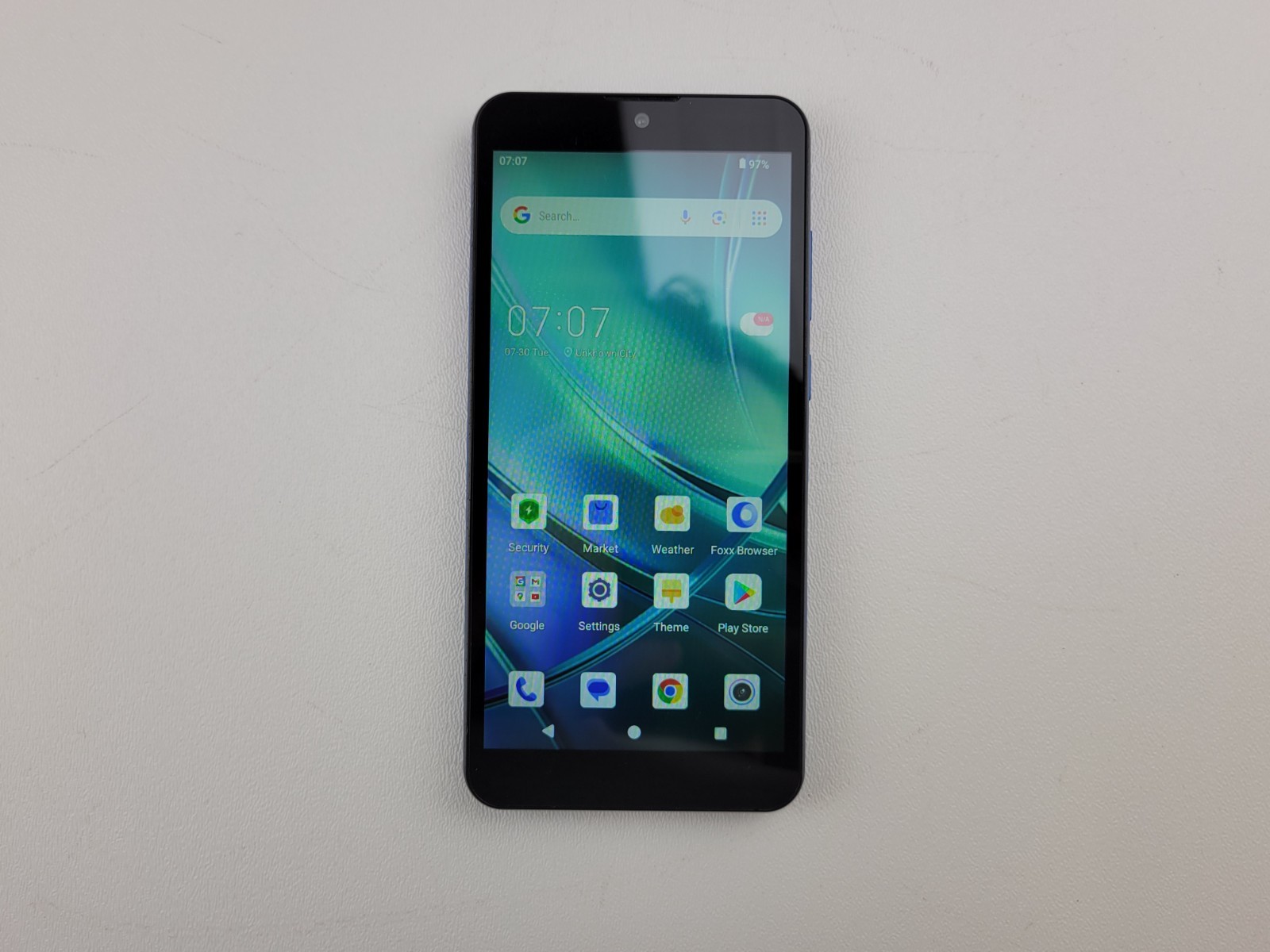 FOXX / FOXXD A551 – 16GB – Blue (CARRIER UNKNOWN) Dual SIM – SMALL ISSUE – H7931