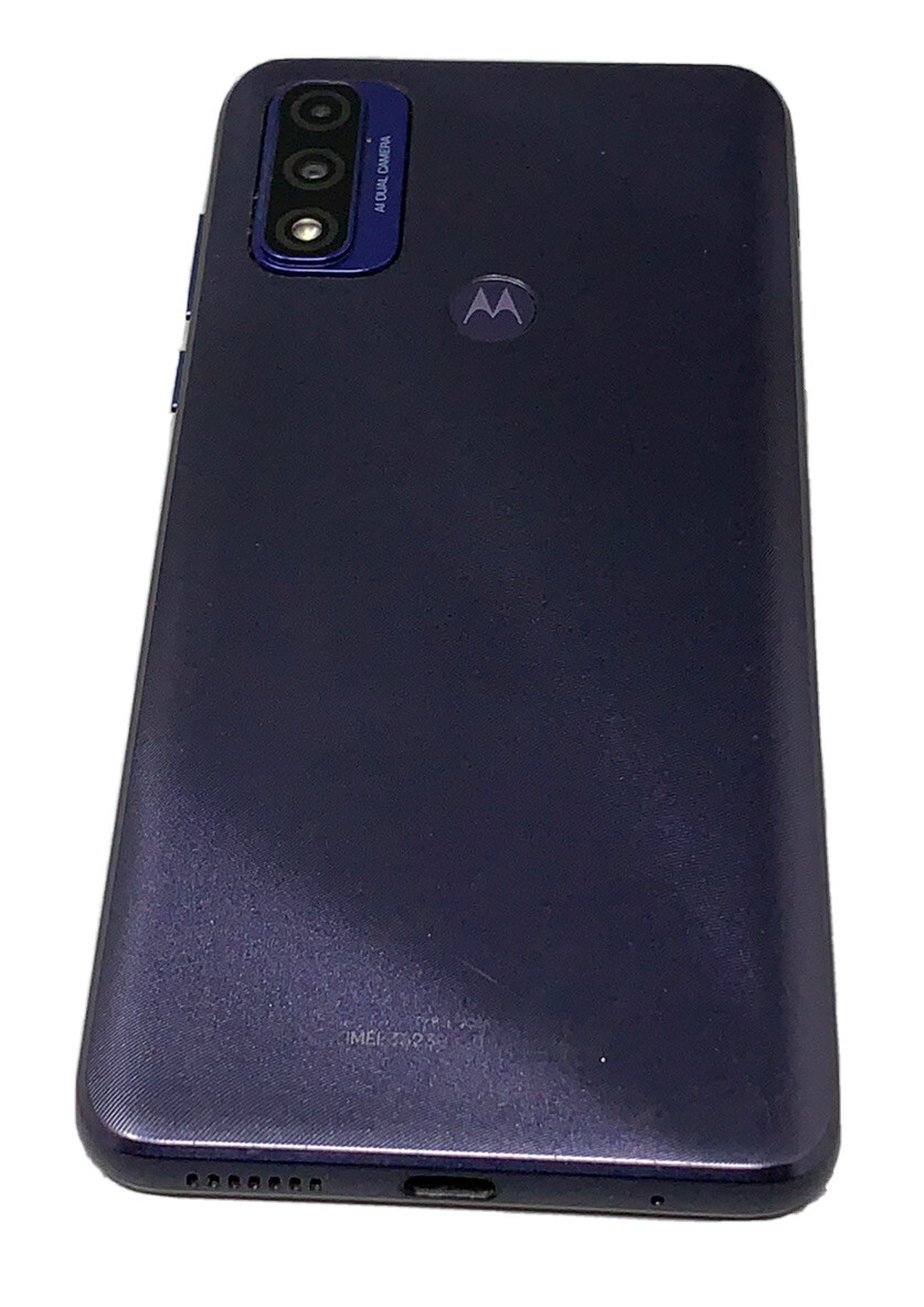 Motorola Moto G Pure XT2163-DL 32GB Deep Indigo Tracfone ONLY Smartphone Good