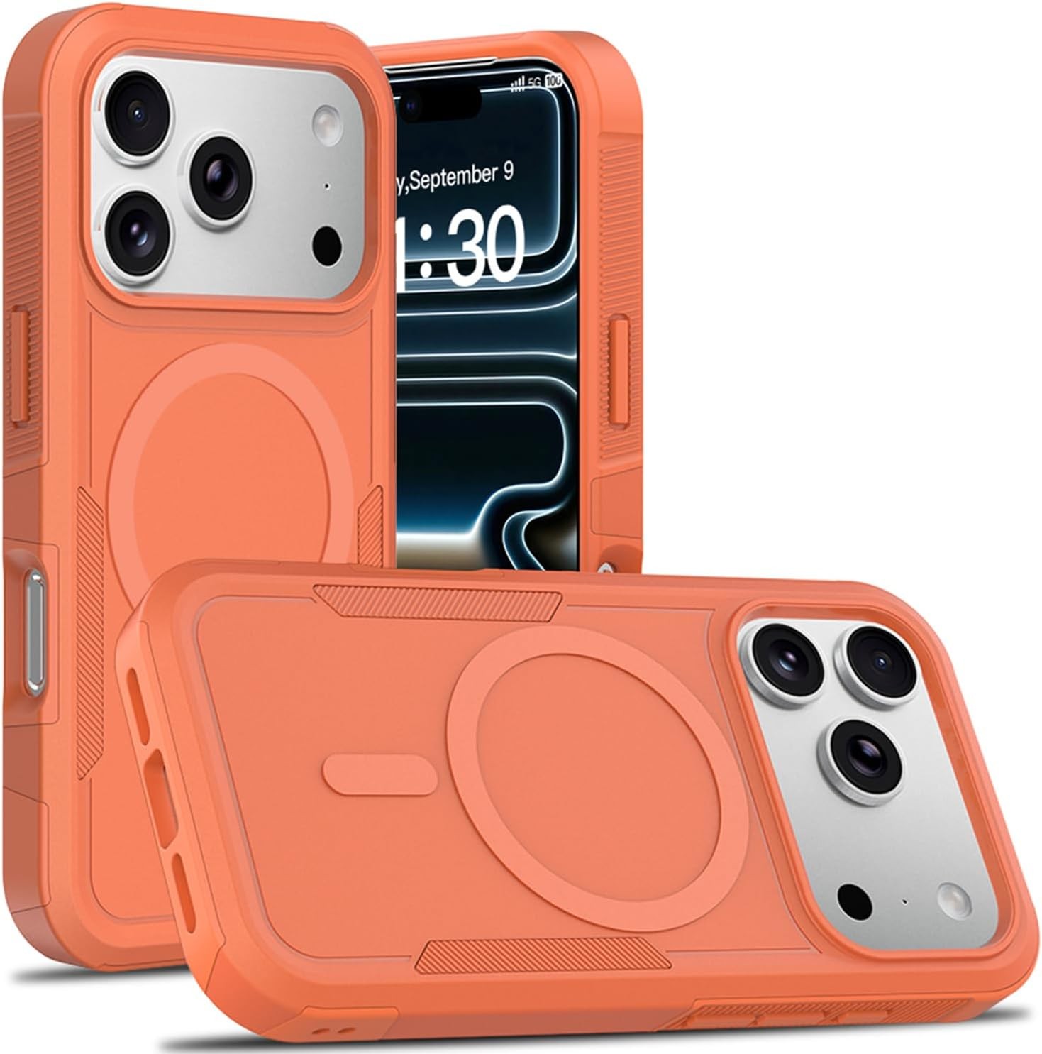 Designed for iPhone 17 Pro Case 2 in 1 Military Grade Heavy Duty Shockproof Cove