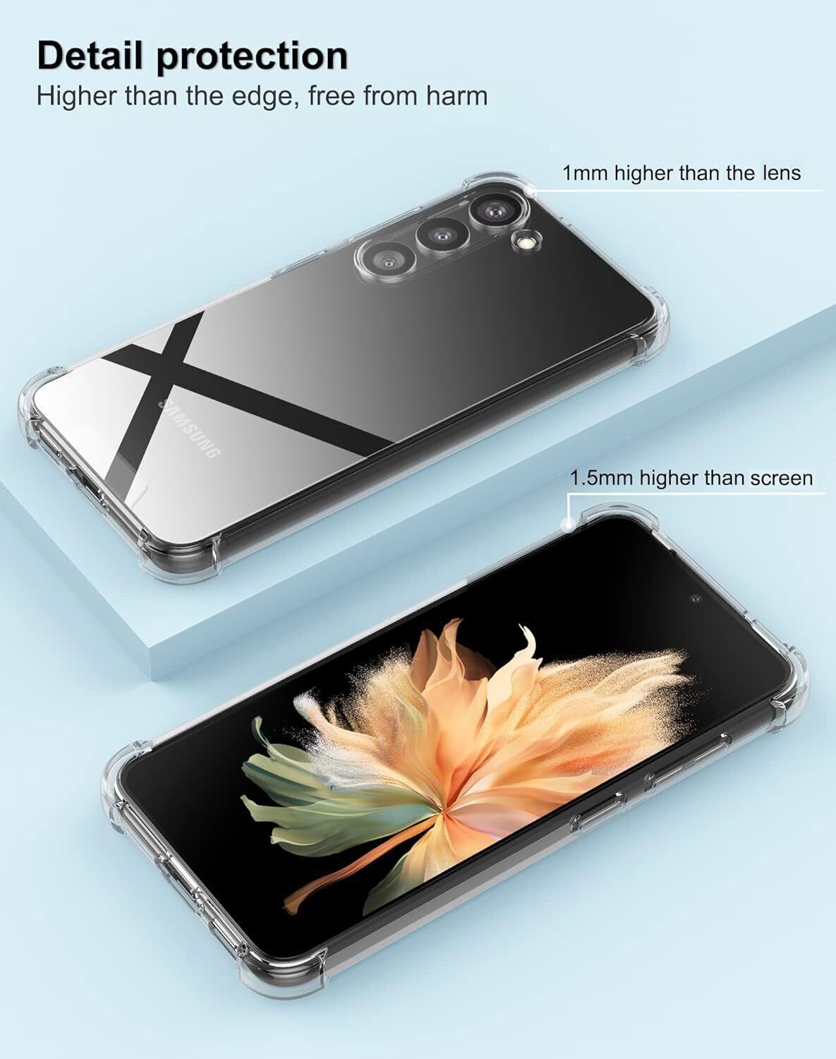 Clear Shockproof Phone Case Cover For Samsung Note S24 S23 S22+ S21 Ultra lot