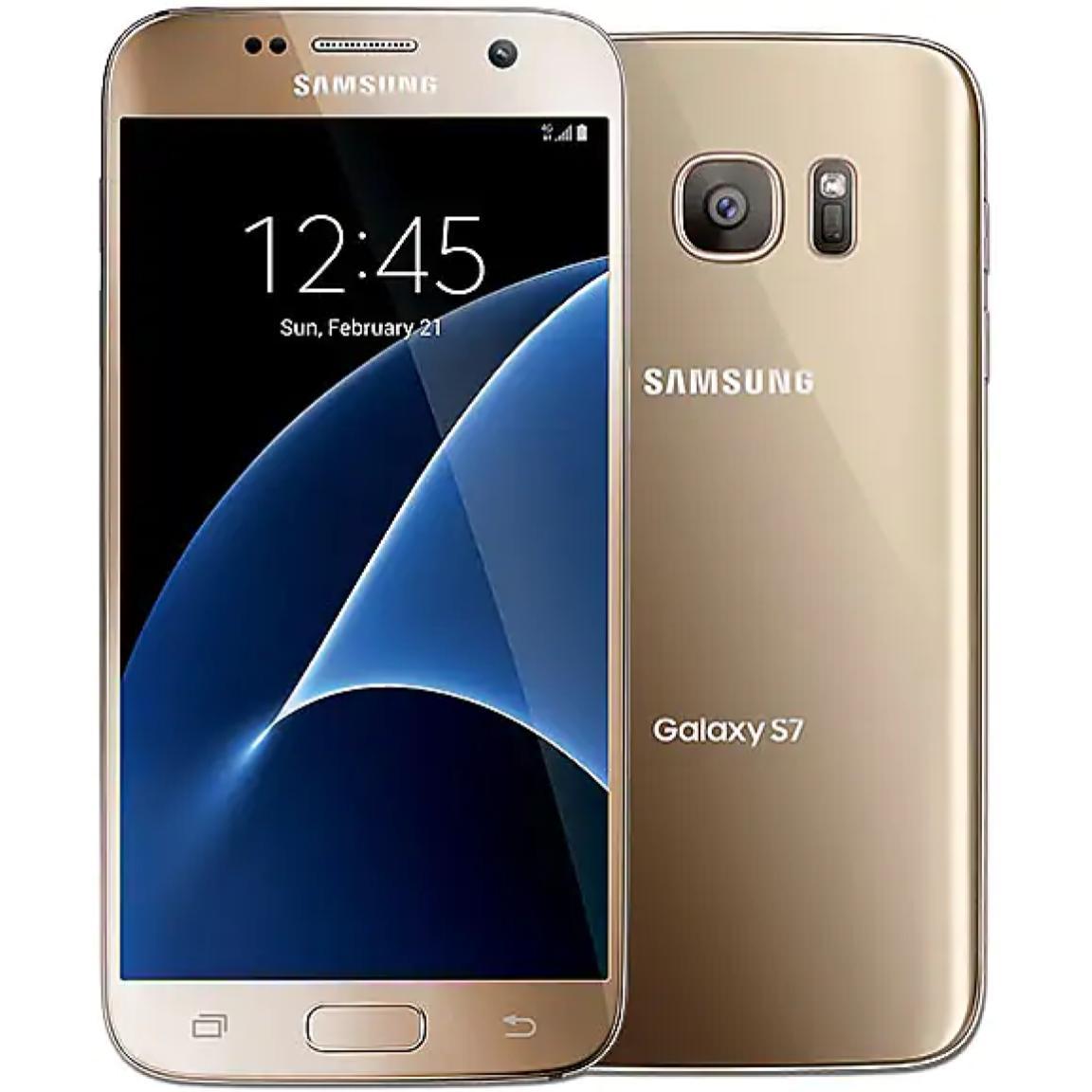 Samsung Galaxy S7 G930U 32GB 4G Gold FACTORY Unlocked US Mobile PHONE VERY GOOD