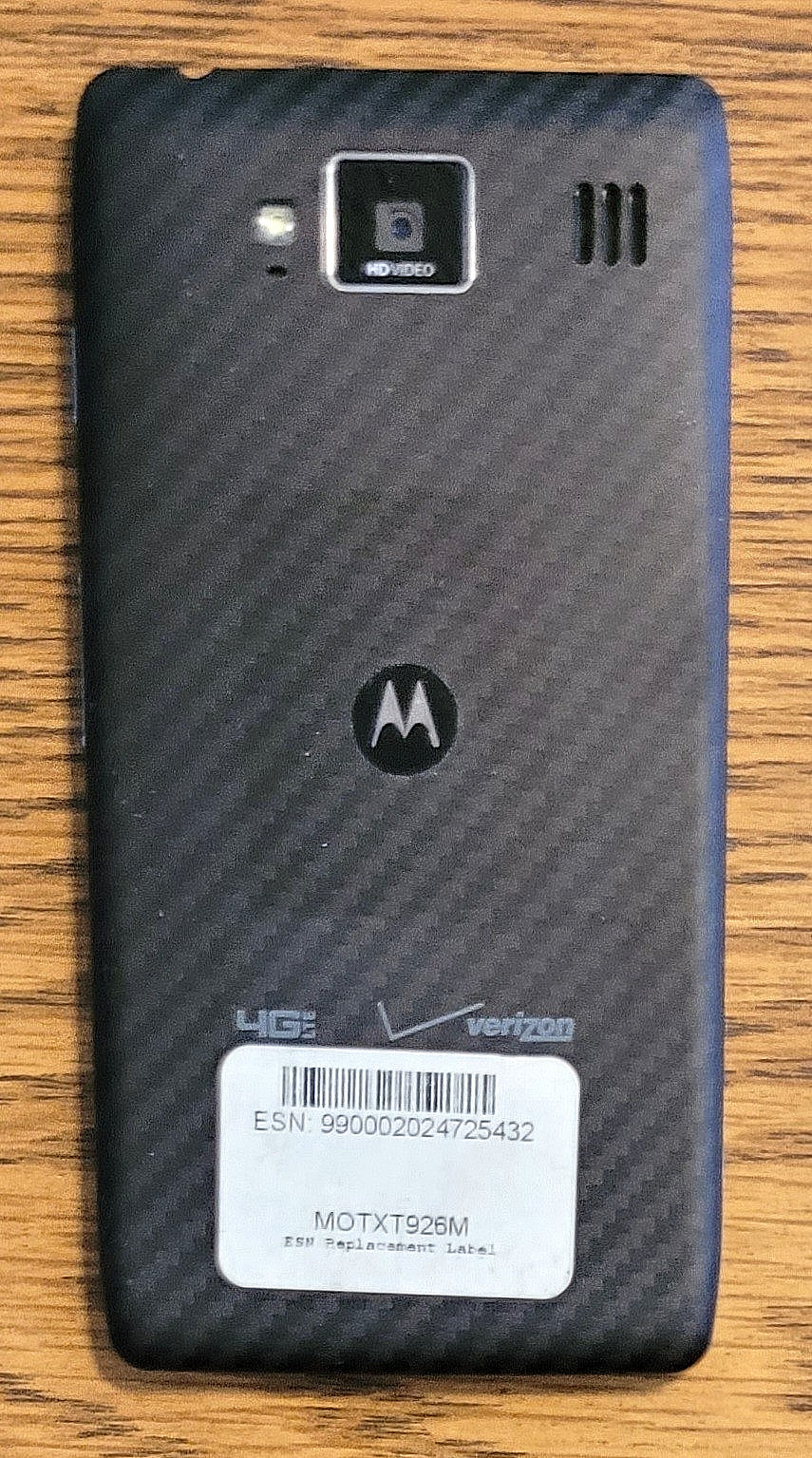 Motorola Droid RAZR Maxx HD XT926 – Carbon Fiber (Verizon) Super Rare Smartphone