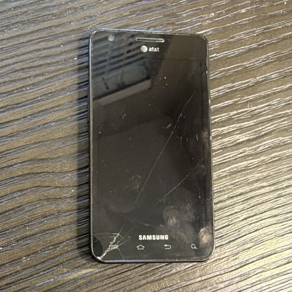 Samsung Galaxy S2 16GB Black AT&T Android 4.5in 8MP LTE 4G For Parts