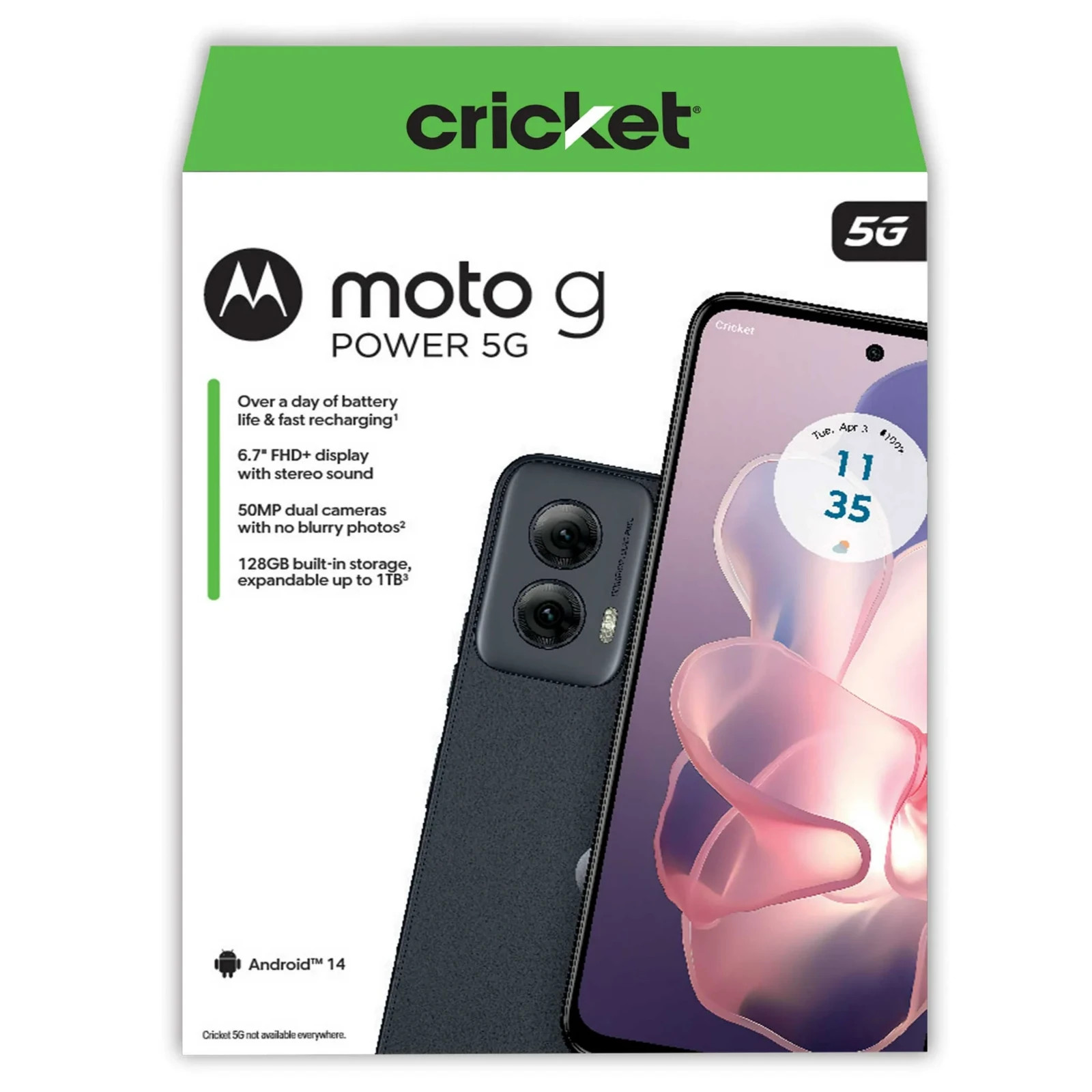 Moto G Power 5G 2024 XT2415 128GB Cricket Only New Sealed Motorola