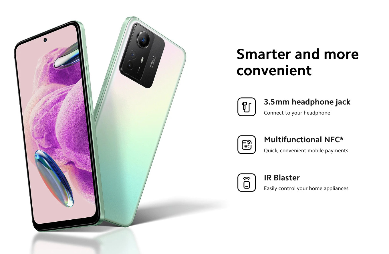 Xiaomi Redmi Note 12S 4G Pearl Green – 8GB Ram – 256GB – Factory Unlocked
