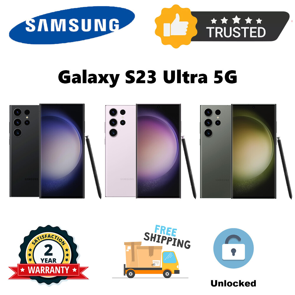 New in Samsung Galaxy S23 Ultra 5G Factory Unlocked 200MP ALL CARRIERS GSM CDMA⚡