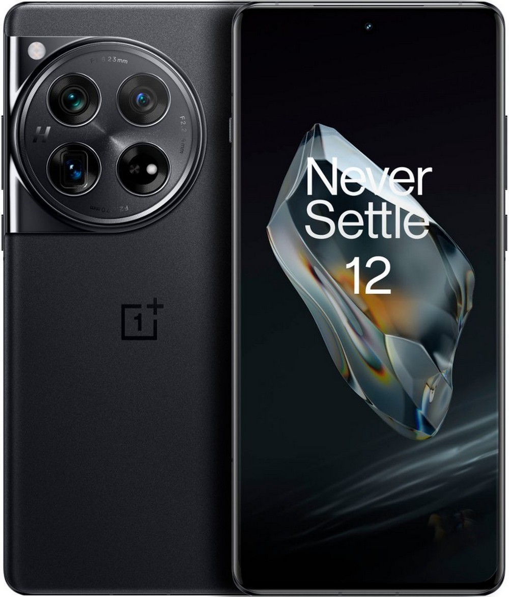 OnePlus 12, Fully Unlocked | Black, 256GB, 6.8 in Screen, Batt 90%+ | Grade B-
