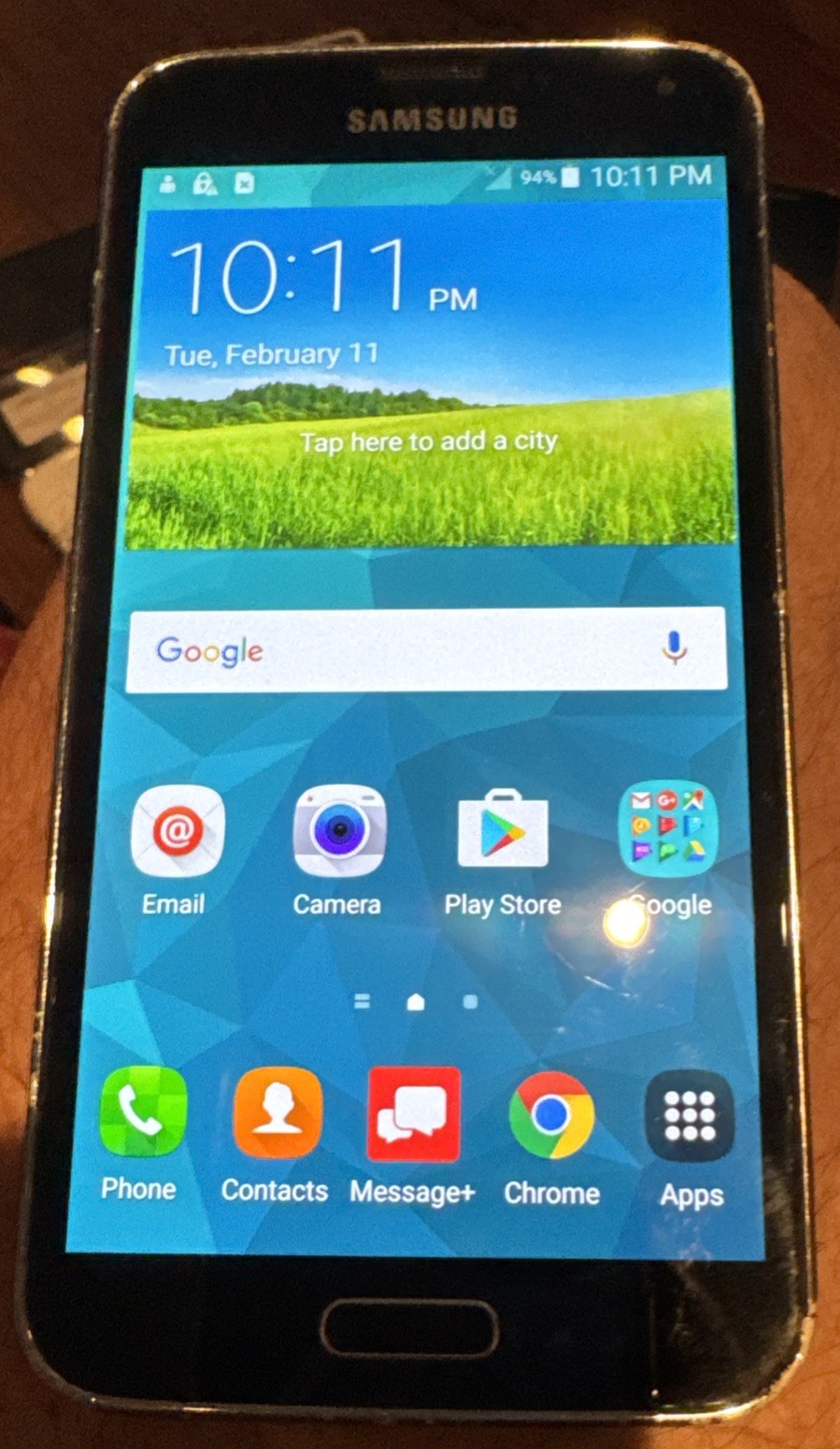 Samsung Galaxy S5 SM-G900V (Verizon) Black 16GB Fast Ship Good Used Camera