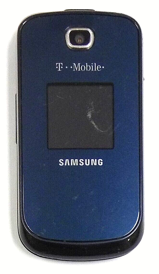 Samsung SGH-T259 – Midnight Blue and Black ( T-Mobile ) Rare Cellular Flip Phone