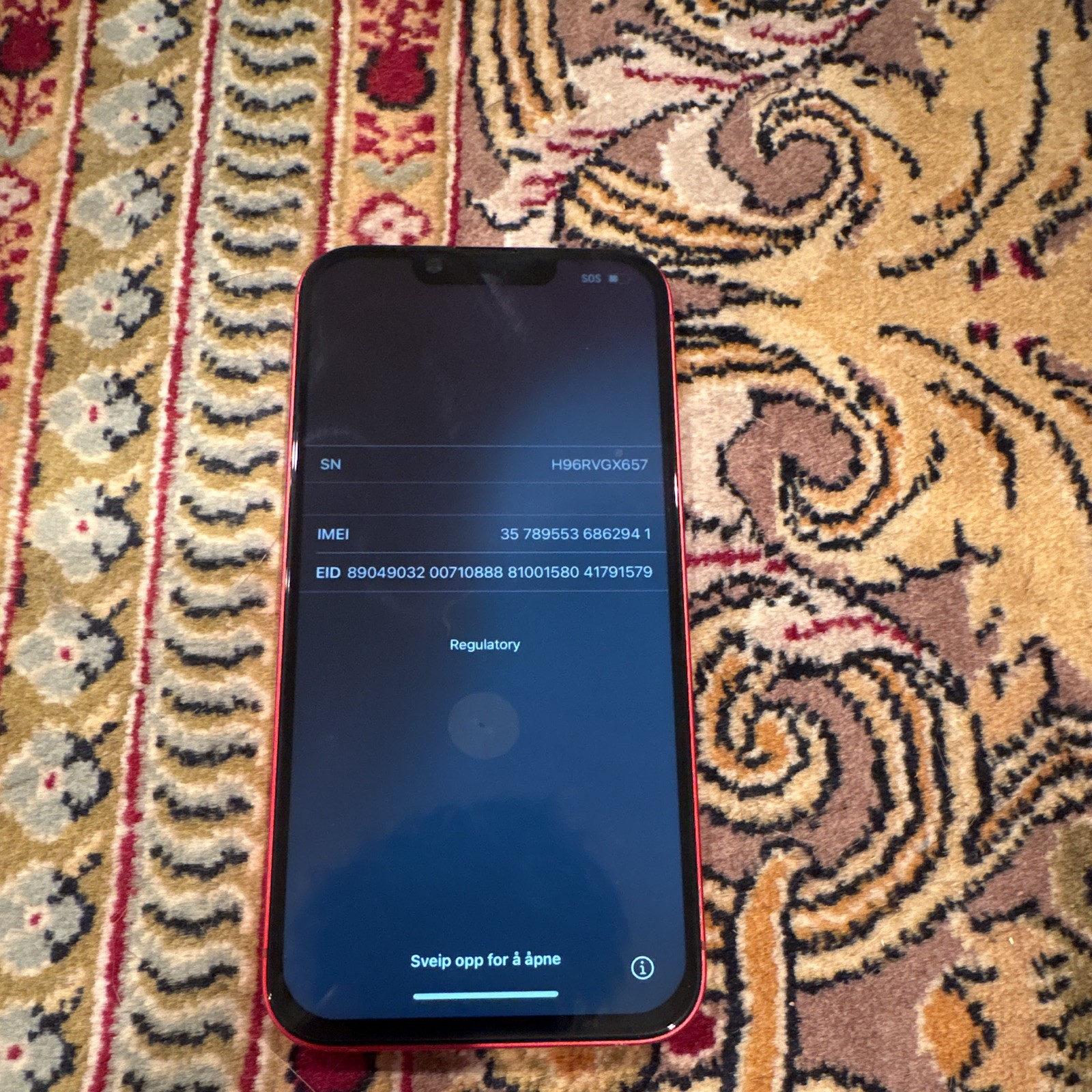 Red Apple iPhone 14 128GB – Fully Unlocked