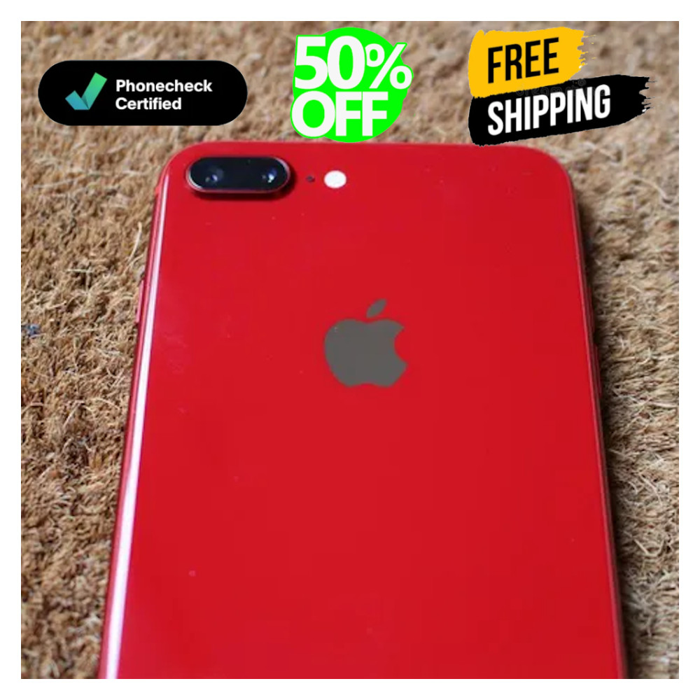 Apple iPhone 8 Plus 64GB Smartphone Unlocked Verizon ATT Tmobile Red Silver Gra