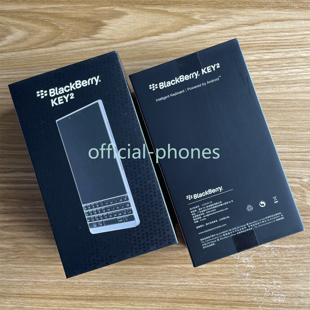 Unlocked BlackBerry KEY2 DualSIM BBF100-6 128GB+6GB 4G LTE New Sealed Smartphone